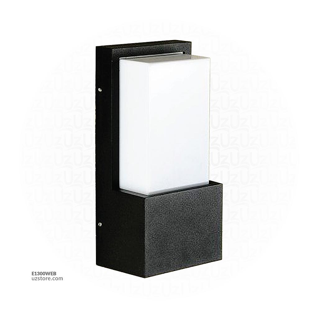 LED Outdoor Wall LIGHT W25 12W WW BLACK AC85V-265V