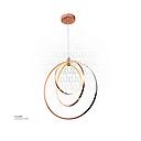 LED Hanging Light Three Rings 860604/3P Rose gold 80W AC165-265V