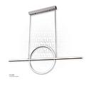 مصباح تعليق  كروم LED 860657 65W