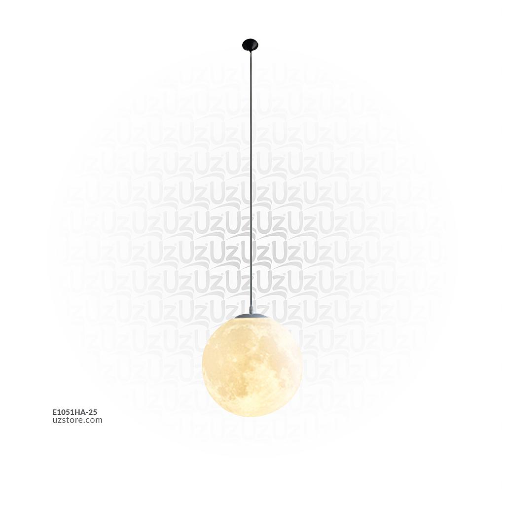 White Moon Pendant Light 25CM E27 DH057