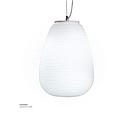 مصباح تعليق زجاج  أبيض Ø240*H340