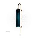 Blue Glass Wall Light MB3165 φ190*H700