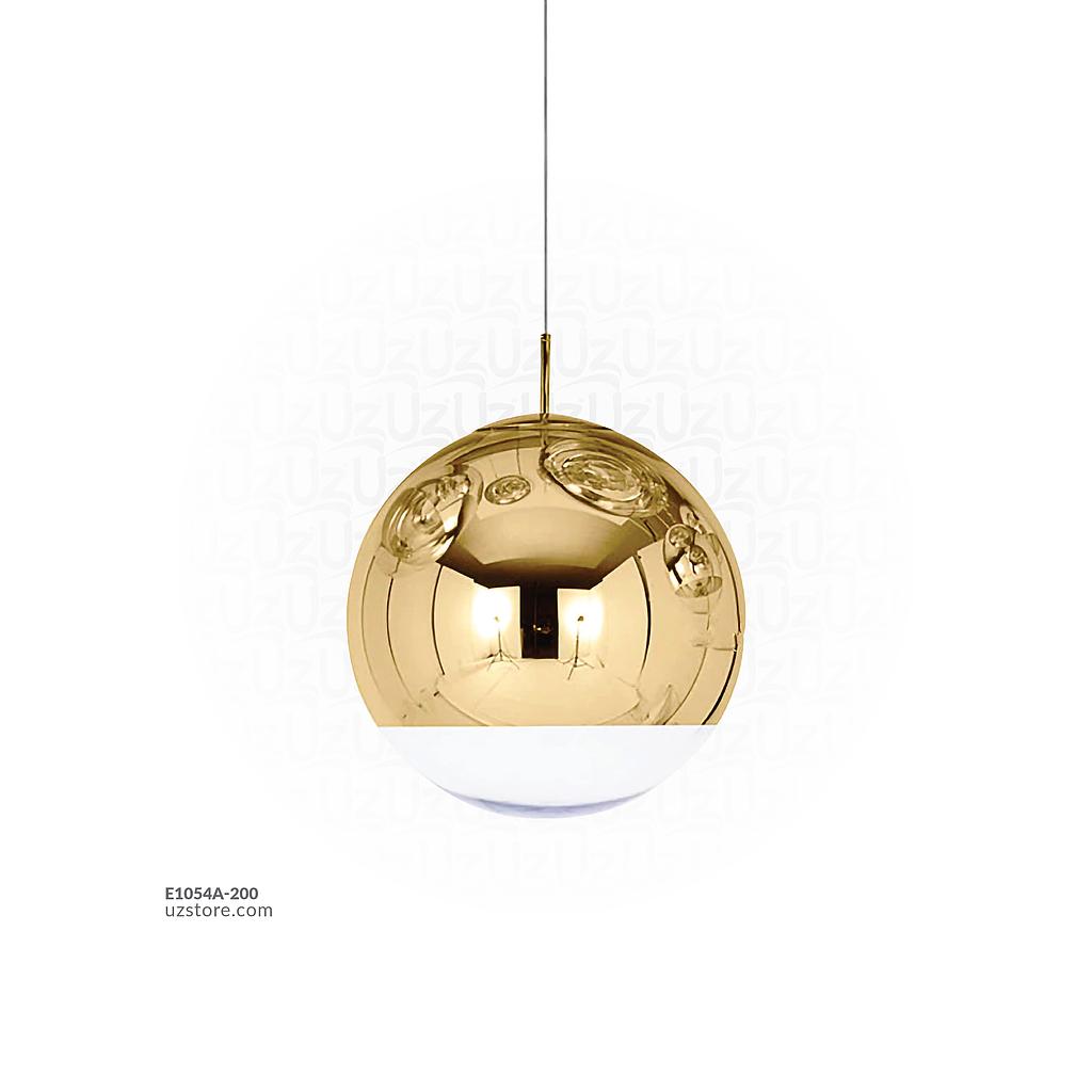 Gold Spherical Pendant Light MD1238-200 D200
