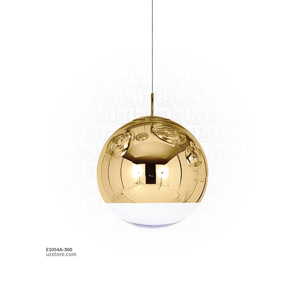 Gold Spherical Pendant Light MD1238-300 D300