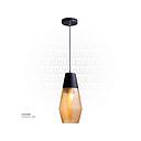 Black + Amber Pendant Light MD3204-B 