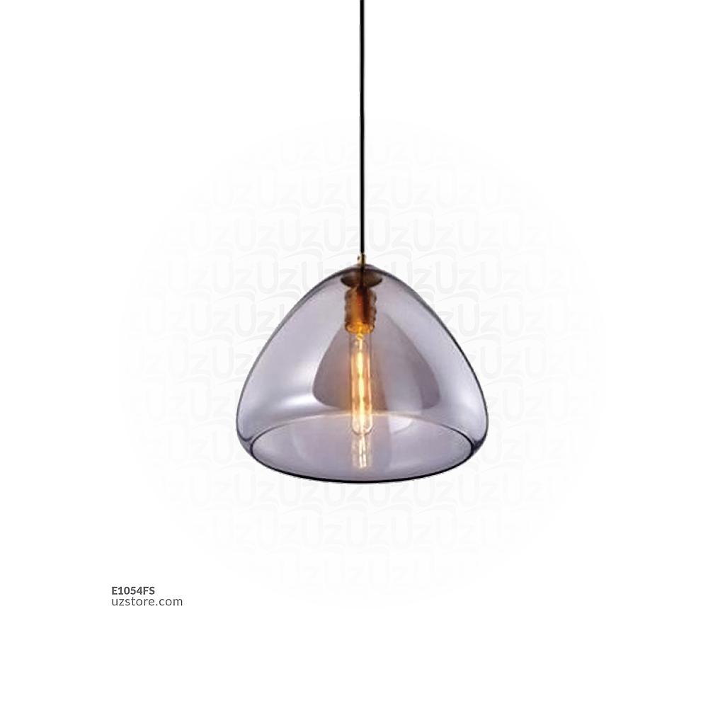 Smoky Grey Glass Pendant Light MD3208-AL D350*H290