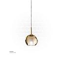 Amber Glass Pendant Light MD3227-130 D130