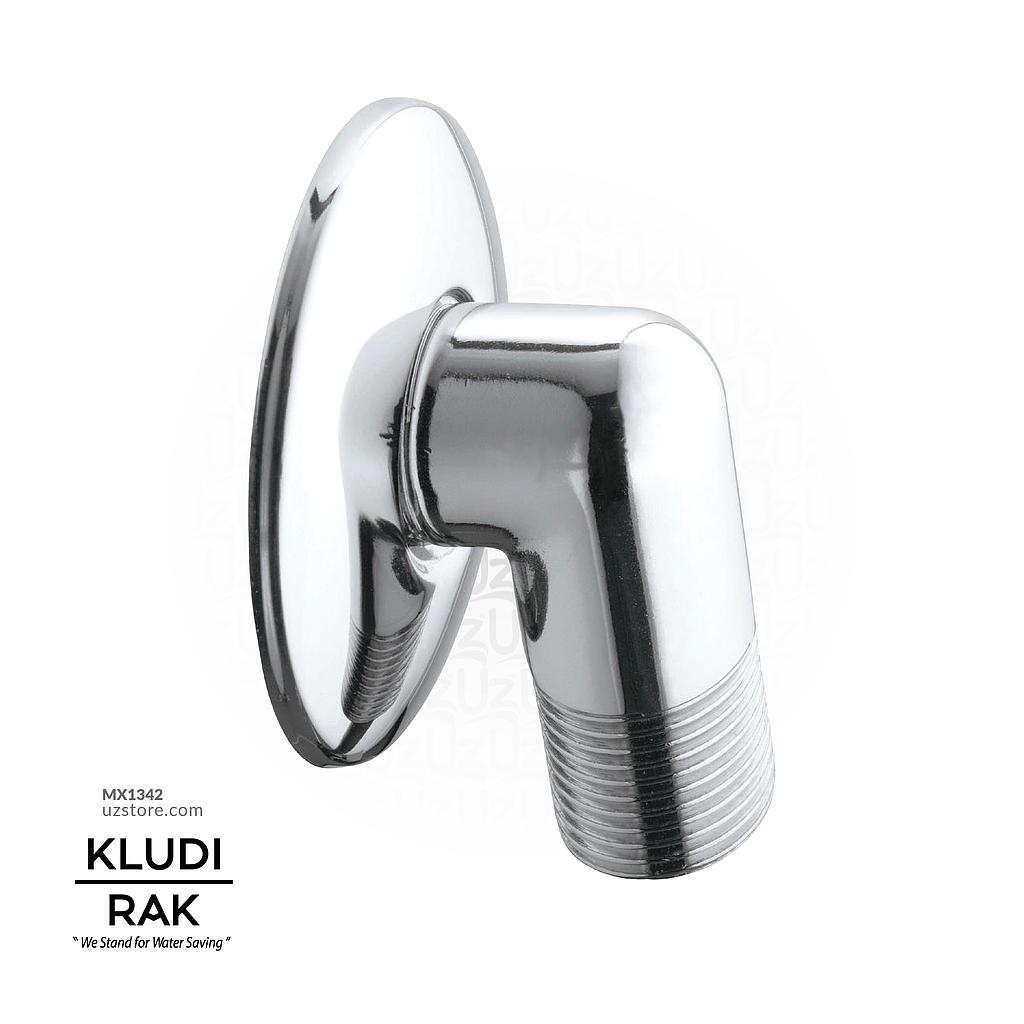 KLUDI RAK Wall supply with wall Flange Chrome RAK 6054005