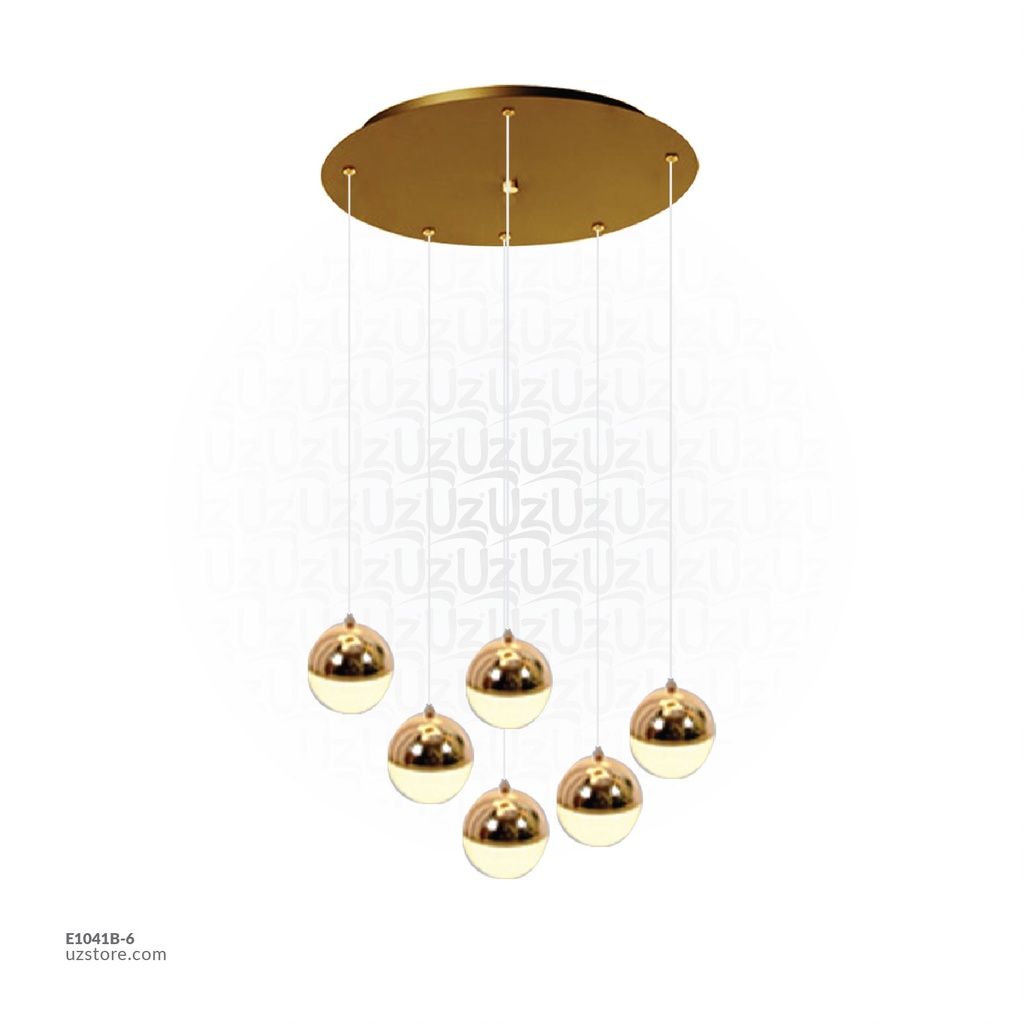 Balls Chandelier 1M - Base 40 cm - 6 Balls 9339/6