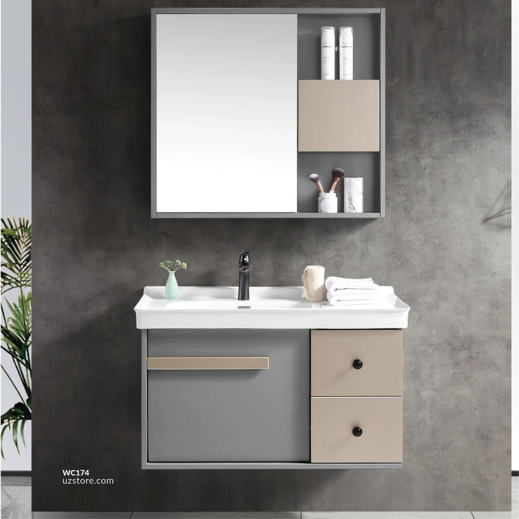  WashBasin Cabinet RF-4567 grey+dust 80*47