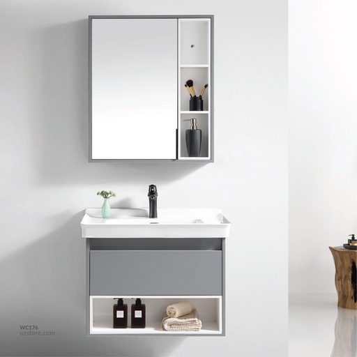  WashBasin Cabinet RF-4458 grey+white 60*47