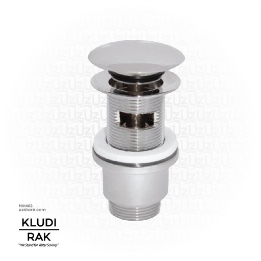 KLUDI RAK Click Clack Waste Fitting with Over Flow Hole, 
\RAK22007UK