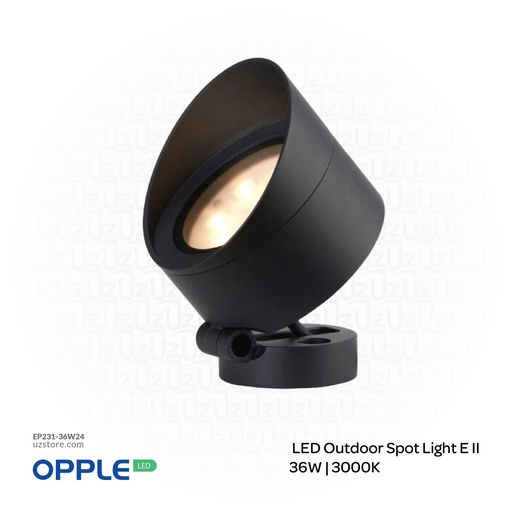 OPPLE EcoMax LED Outdoor Spot-EII 36W 3000K 24D GY GP,Warm White 709000009300