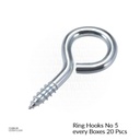 Ring Hooks No 5 every Boxes 20 Pscs CT-2109