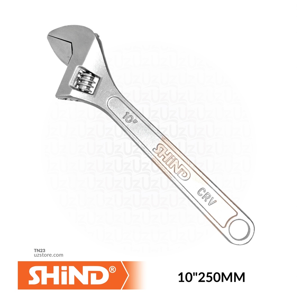 Shind - 10"250MM adjustable wrench with light handle 94137