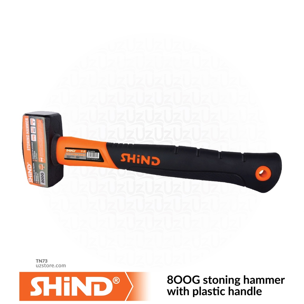 Shind - 8OOG stoning hammer with plastic handle 94570