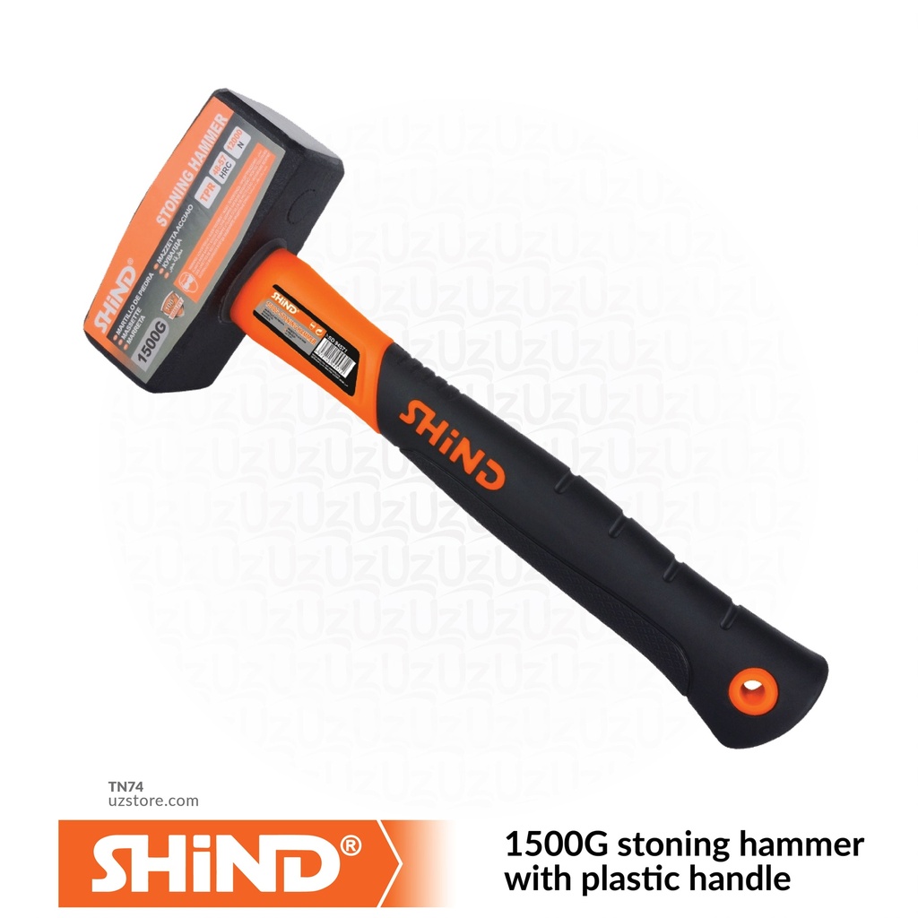 Shind - 1500G stoning hammer with plastic handle 94571