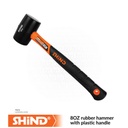 Shind - 8OZ rubber hammer with plastic handle 94573