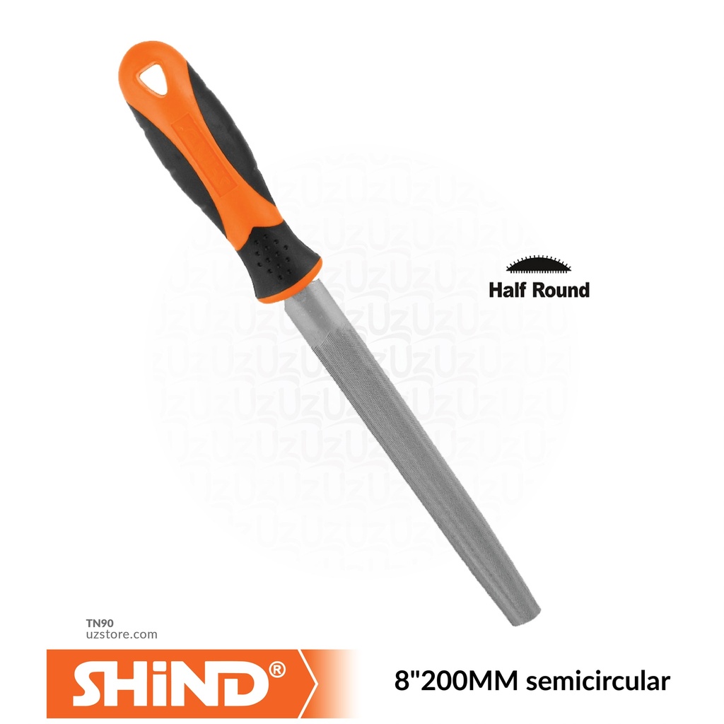 شند - مهذب (مسن) نصف دائري مقاس 8 "200 مم