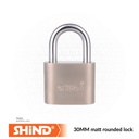 Shind - 30MM matt rounded lock 37450