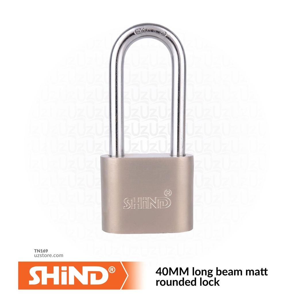 Shind - 40MM long beam matt rounded lock 37456