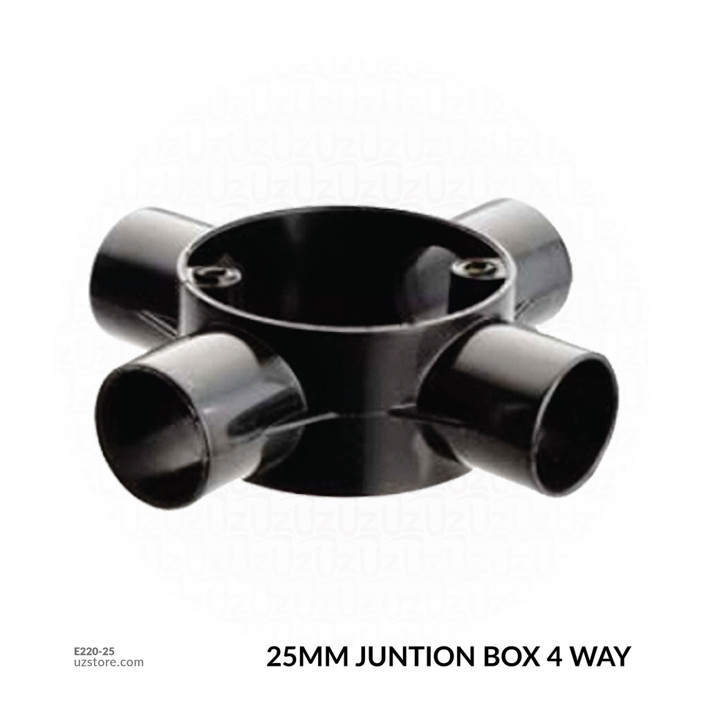 25MM JUNTION BOX 4 WAY