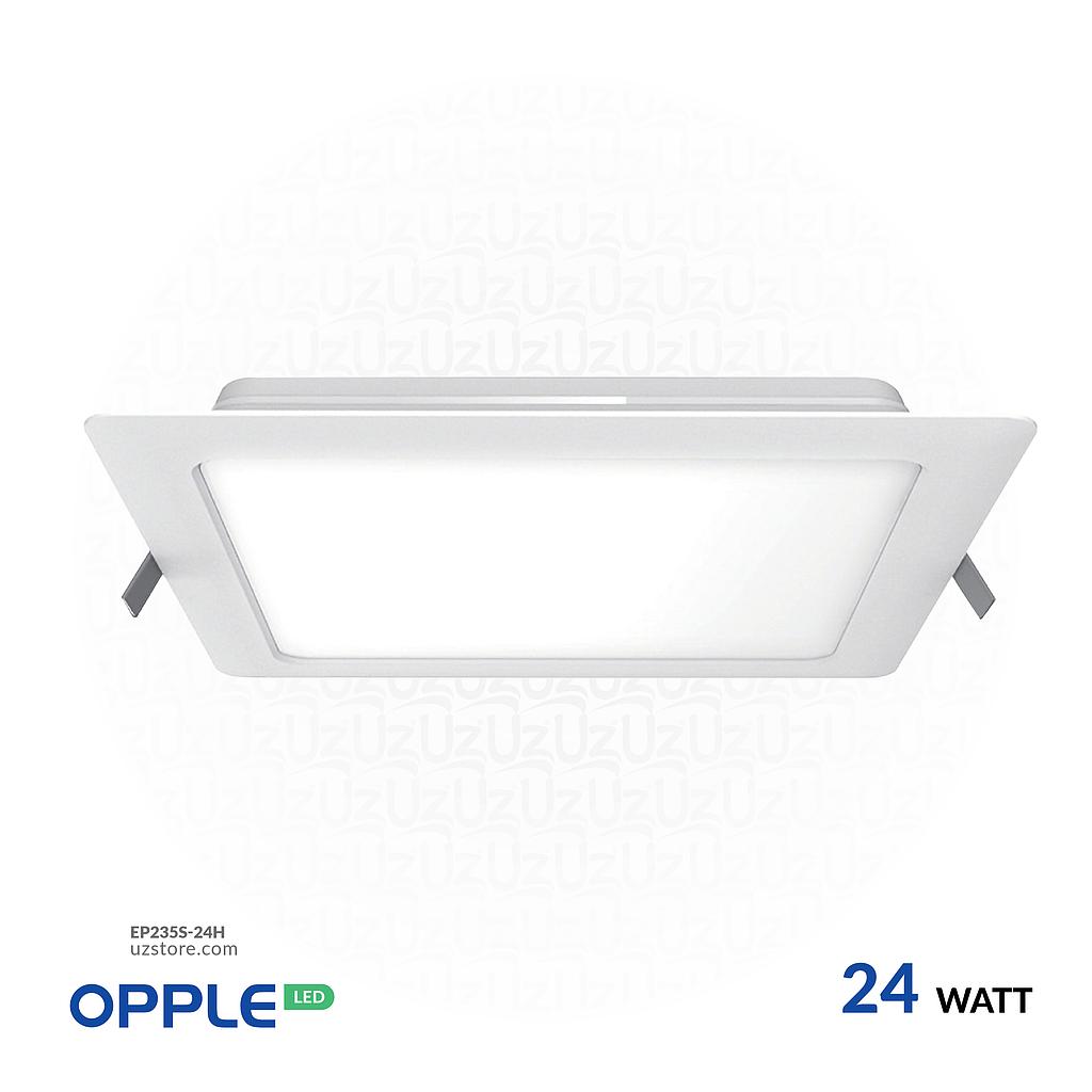 أوبل إضاءة ليد سقفية غاطسة رفيعة مربعة 24 واط، 6500 كلفن ضوء نهاري أبيض
OPPLE Down Light Ecomax ESIII Square Slim