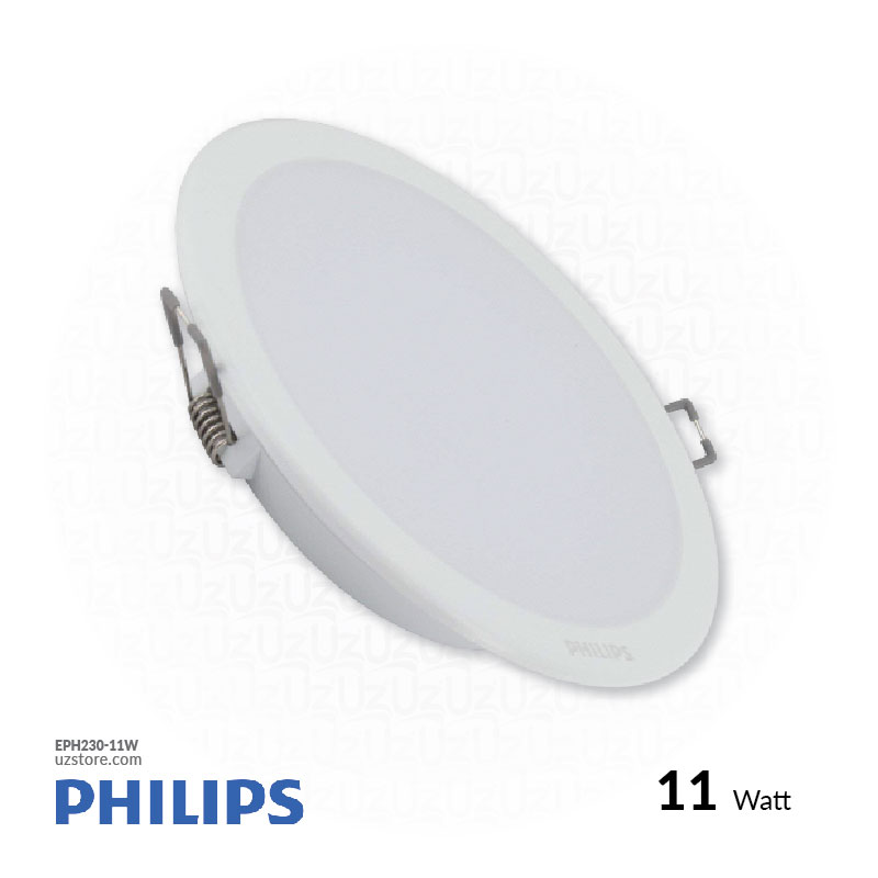 فيليبس إضاءة ليد لوح دائري بقوة 11 واط، 3000 كلفن، ضوء أبيض دافئ 5 إنش