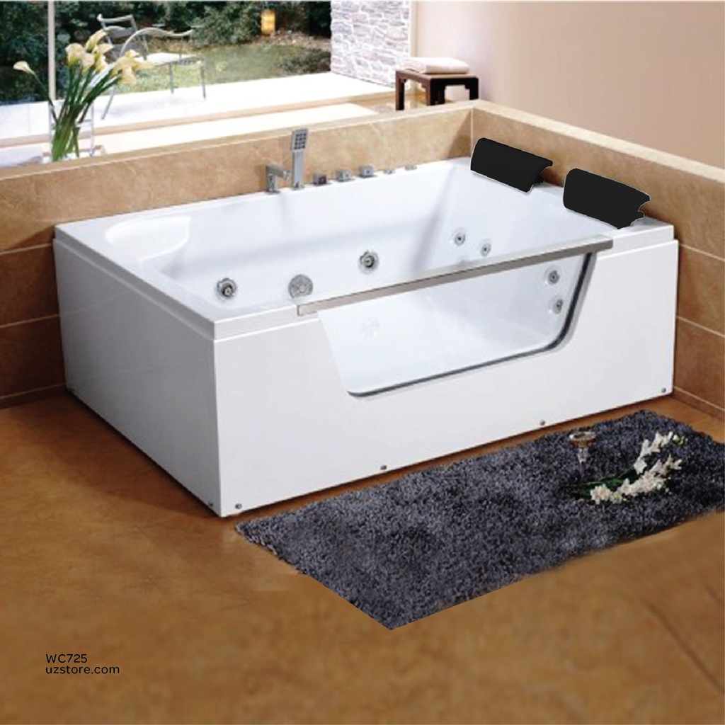 Jacuzzi(Rectangle)ZS-8527 Double Acrylic bathtub  1200*1750