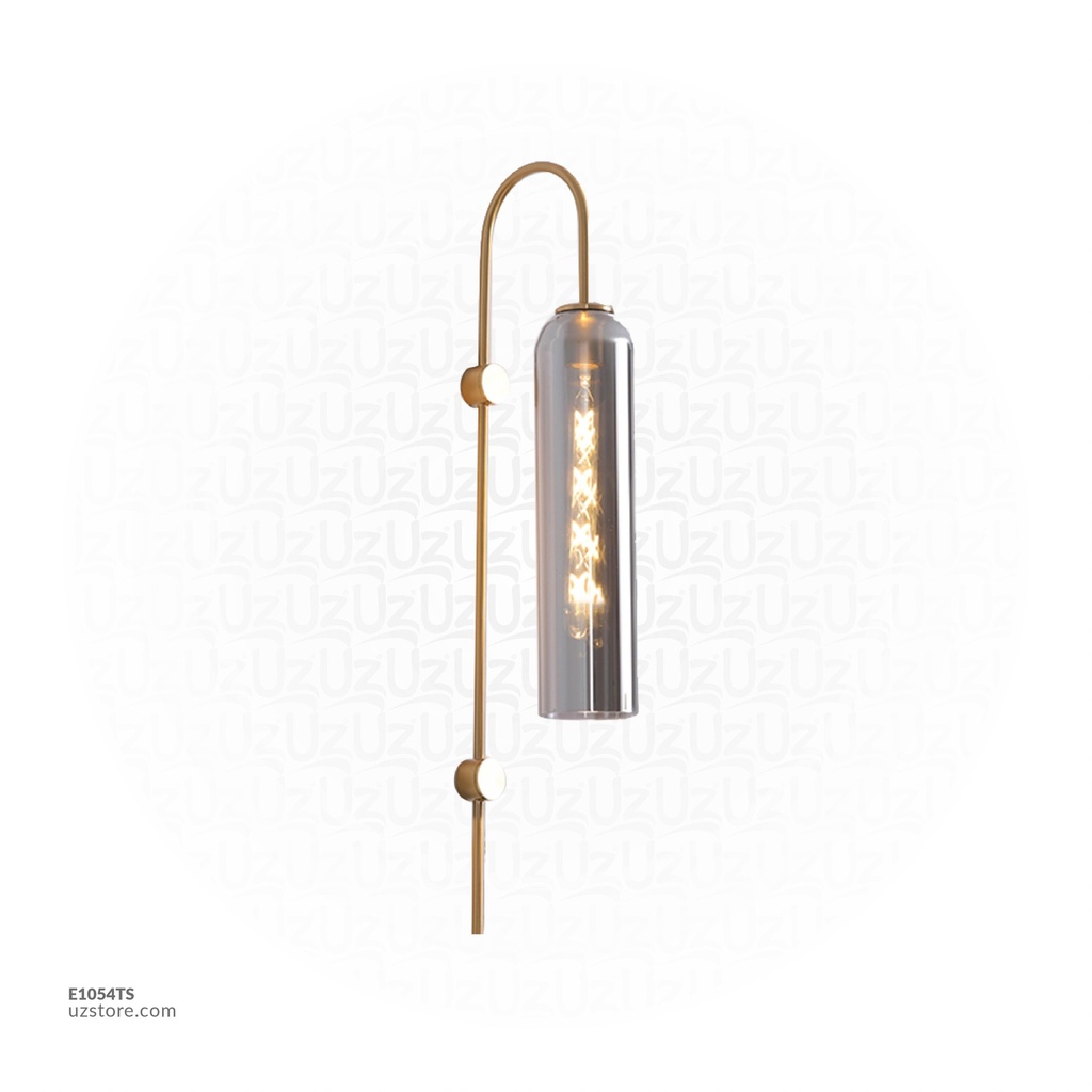 [E1054TS] Smoky Wall Light MB3165 φ190*H700