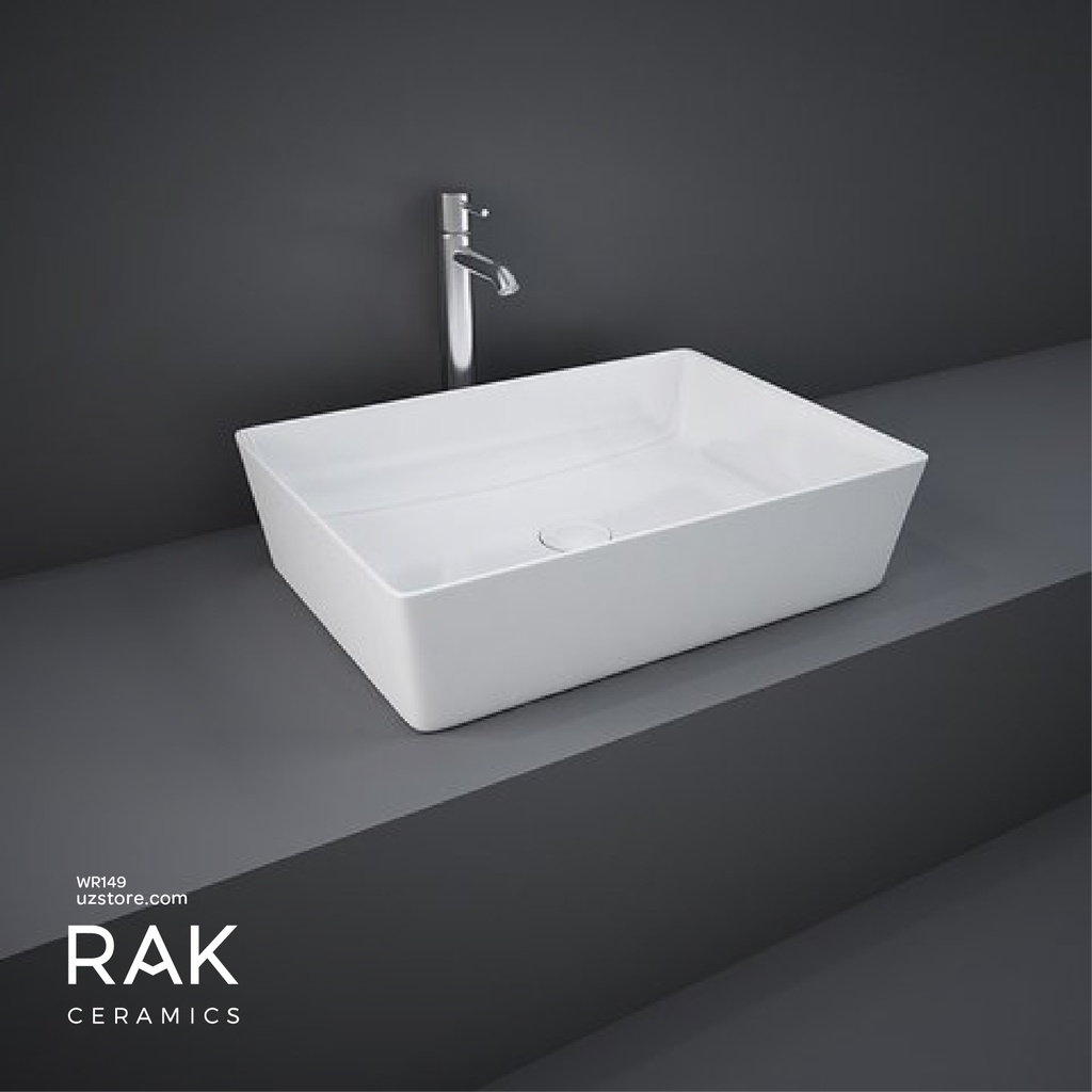 RAK Ceramic Feeling Counter Top Wash Basin Rectangle 50CM - FEECT5000AWHA
