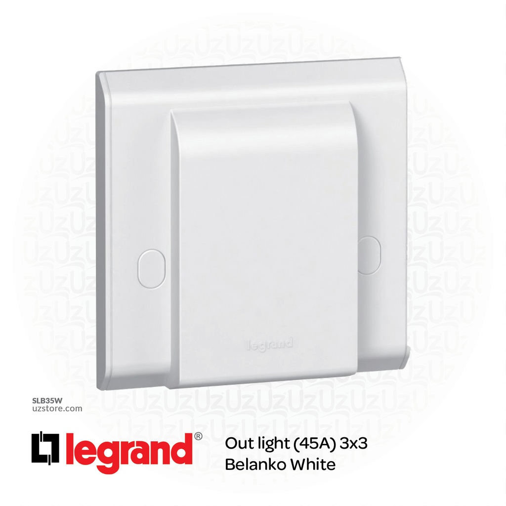 [SLB35W] Outlet (45A) 3*3 Legrand Belanko White 686