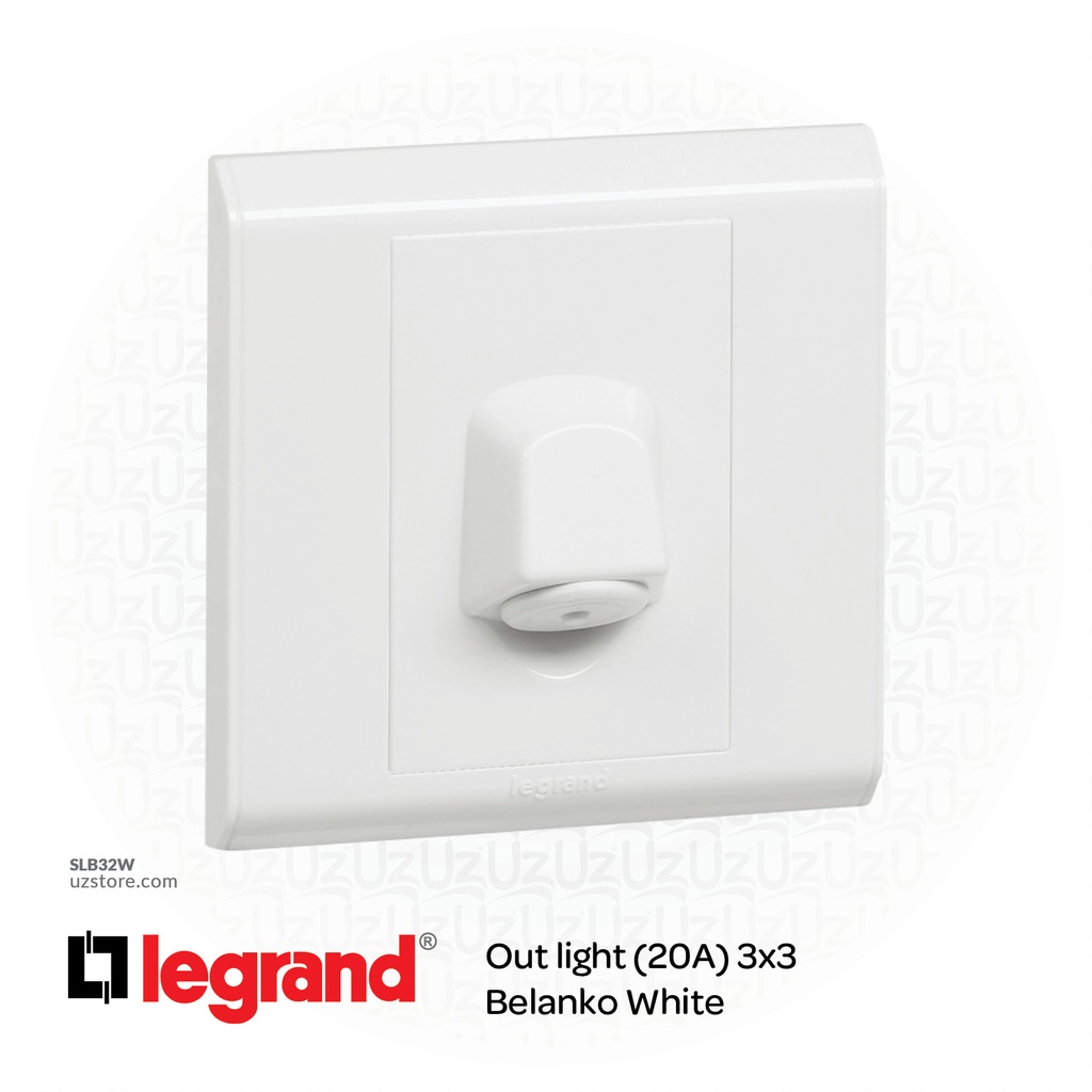 Out light (20A) 3*3 Legrand Belanko White