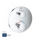 GROHE Grohtherm Safety shower mixer for 2 outlets with integrated shut off/diverter valve , 24076000 , chrome
