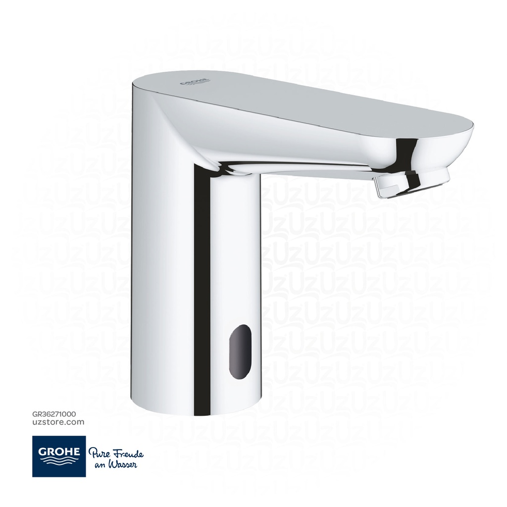 GROHE Euroeco Cosmopolitan E Infra-red electronic basin tap without mixing device , 36271000 , chrome