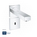 GROHE Eurocube E Infra-red electronic wall basin tap without mixing device , 36442000 , chrome