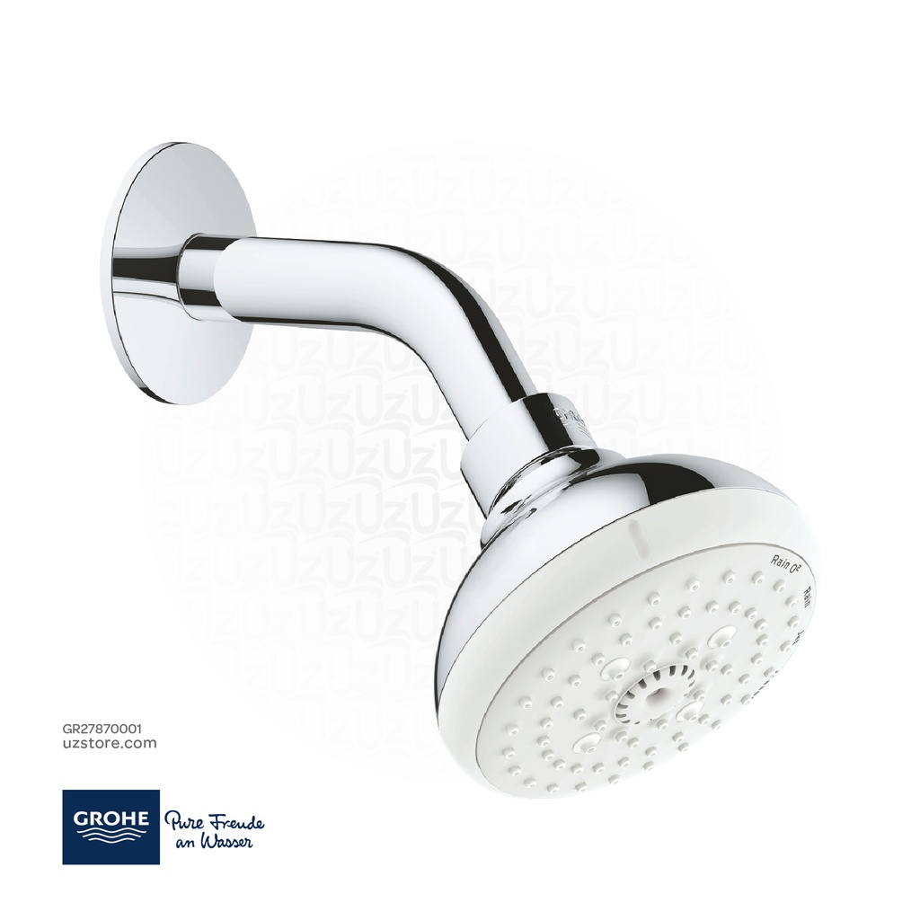 GROHE Tempesta 100 Head shower set 4 sprays
 , 27870001 , chrome