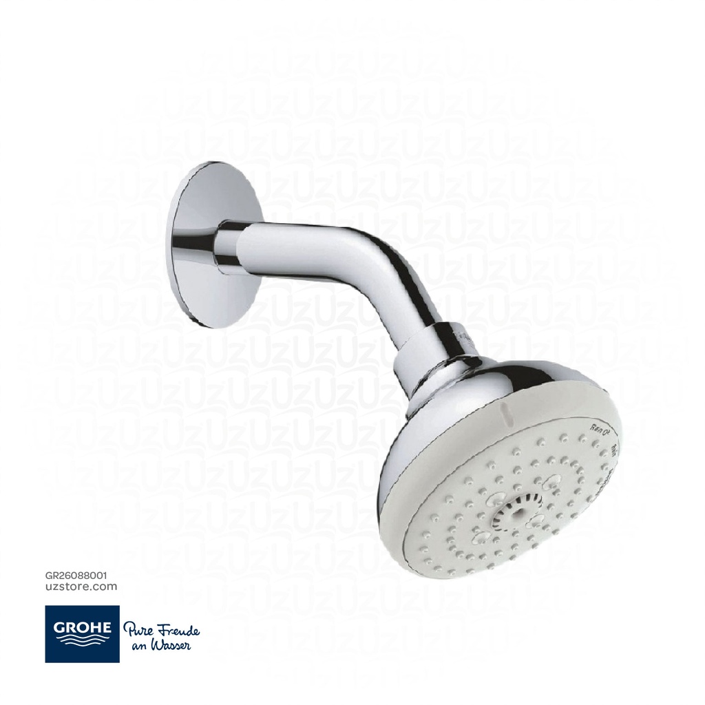 [GR26088001] GROHE Tempesta 100 Head shower set 3 sprays , 26088001 , chrome