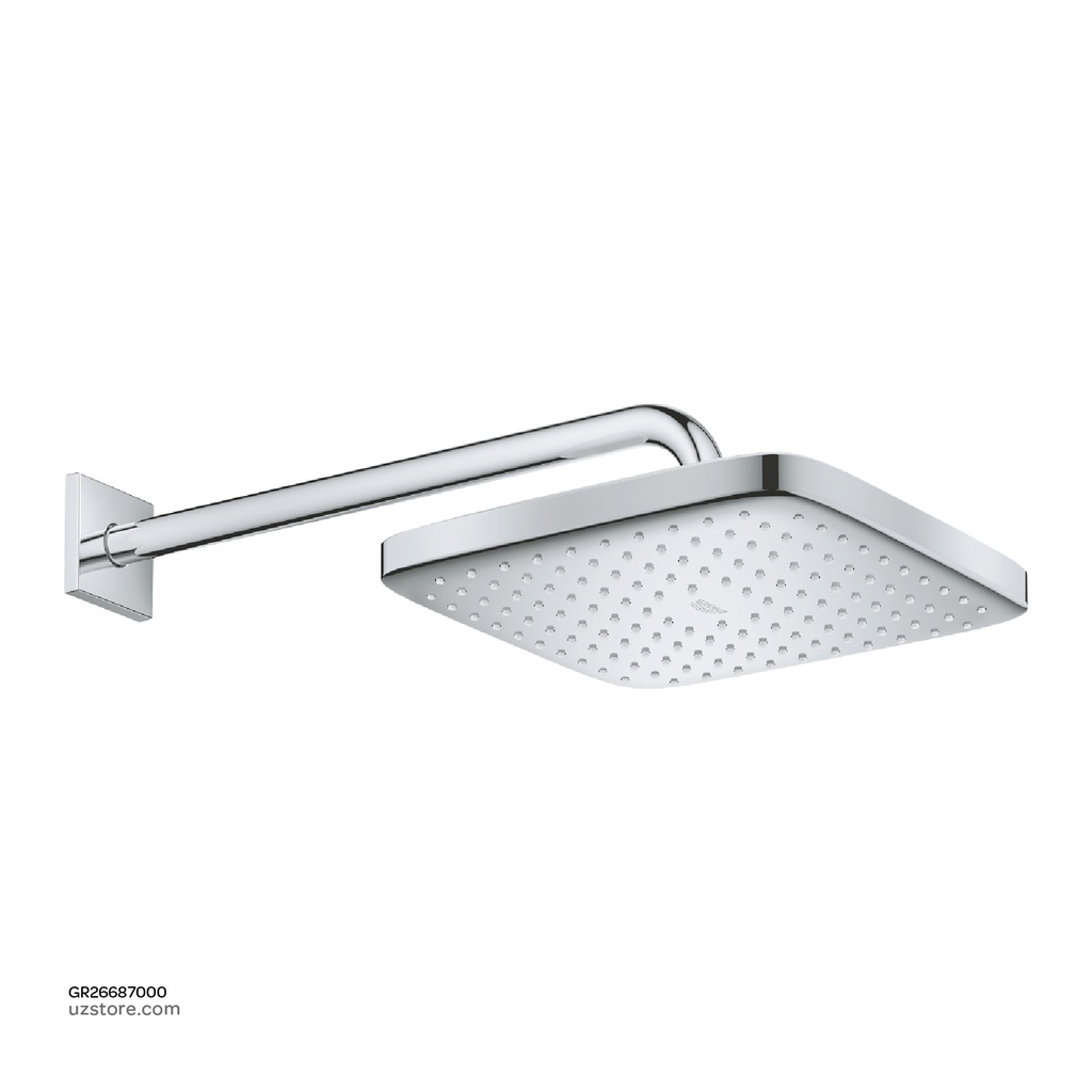 GROHE Tempesta 250 Cube Head shower set 380 mm , 1 spray , 26687000 , chrome
