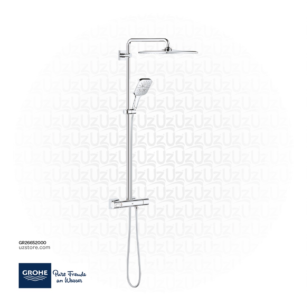 GROHE Rainshower SmartActive 310 Shower system with Safety Mixer for wall mounting , 26652000 , chrome