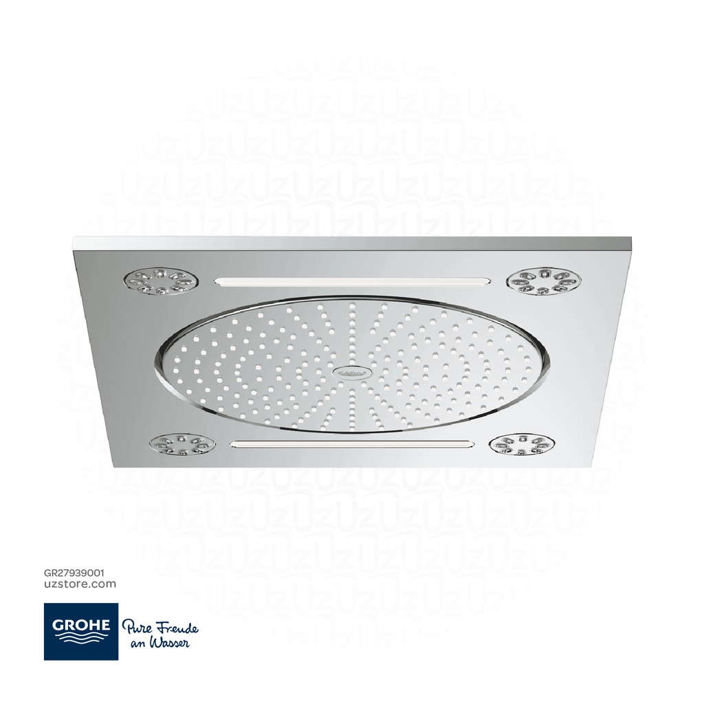 GROHE Rainshower F-Series 15" Ceiling shower 3 sprays , 27939001 , chrome