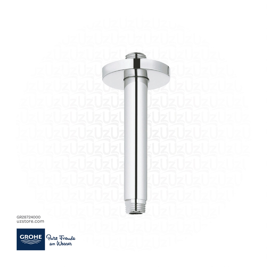 GROHE Rainshower Shower arm ceiling 142 mm , 28724000 , chrome