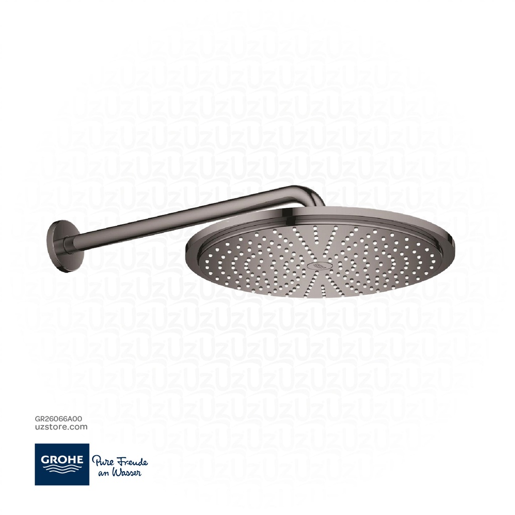 GROHE Rainshower Cosmopolitan 310 Head shower set 380 mm , 1 spray , 26066A00 , hard graphite