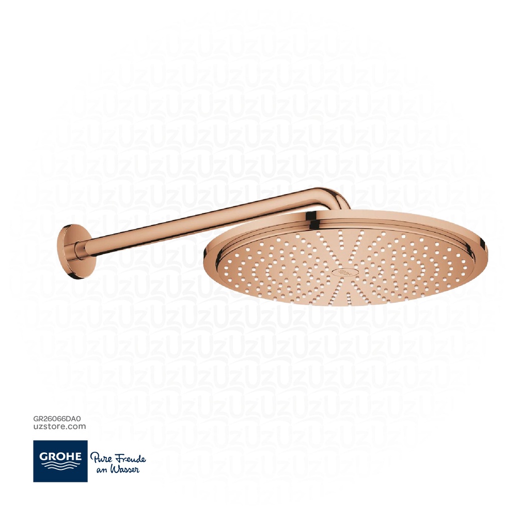 GROHE Rainshower Cosmopolitan 310 Head shower set 380 mm , 1 spray , 26066DA0 , warm sunset