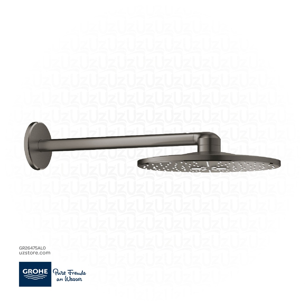GROHE Rainshower SmartActive 310 Head shower set 430 mm , 2 sprays , 26475AL0 , brushed hard graphite