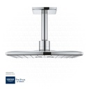 GROHE Rainshower SmartActive 310 Cube Head shower set ceiling 142 mm , 2 sprays , 26481000 , chrome