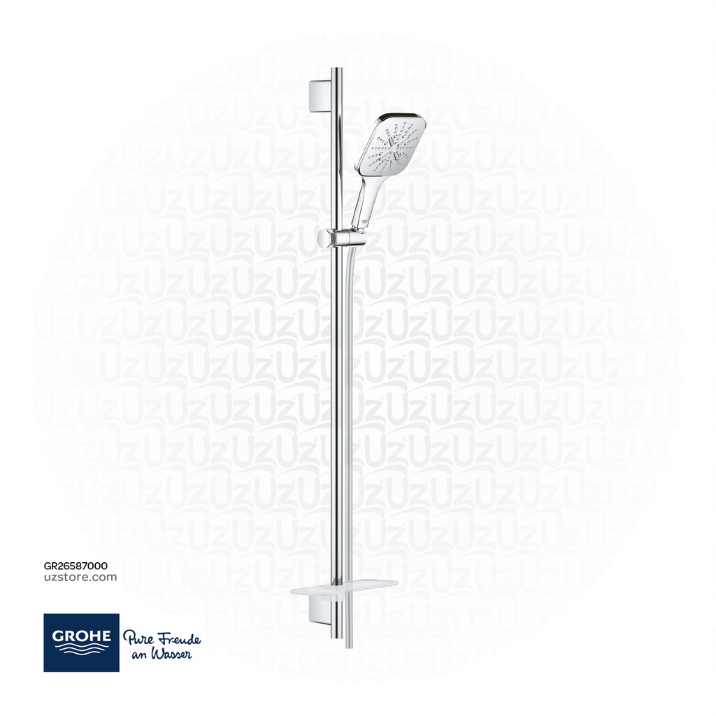 GROHE Rainshower SmartActive 130 Cube Shower rail set 3 sprays , 26587000 , chrome