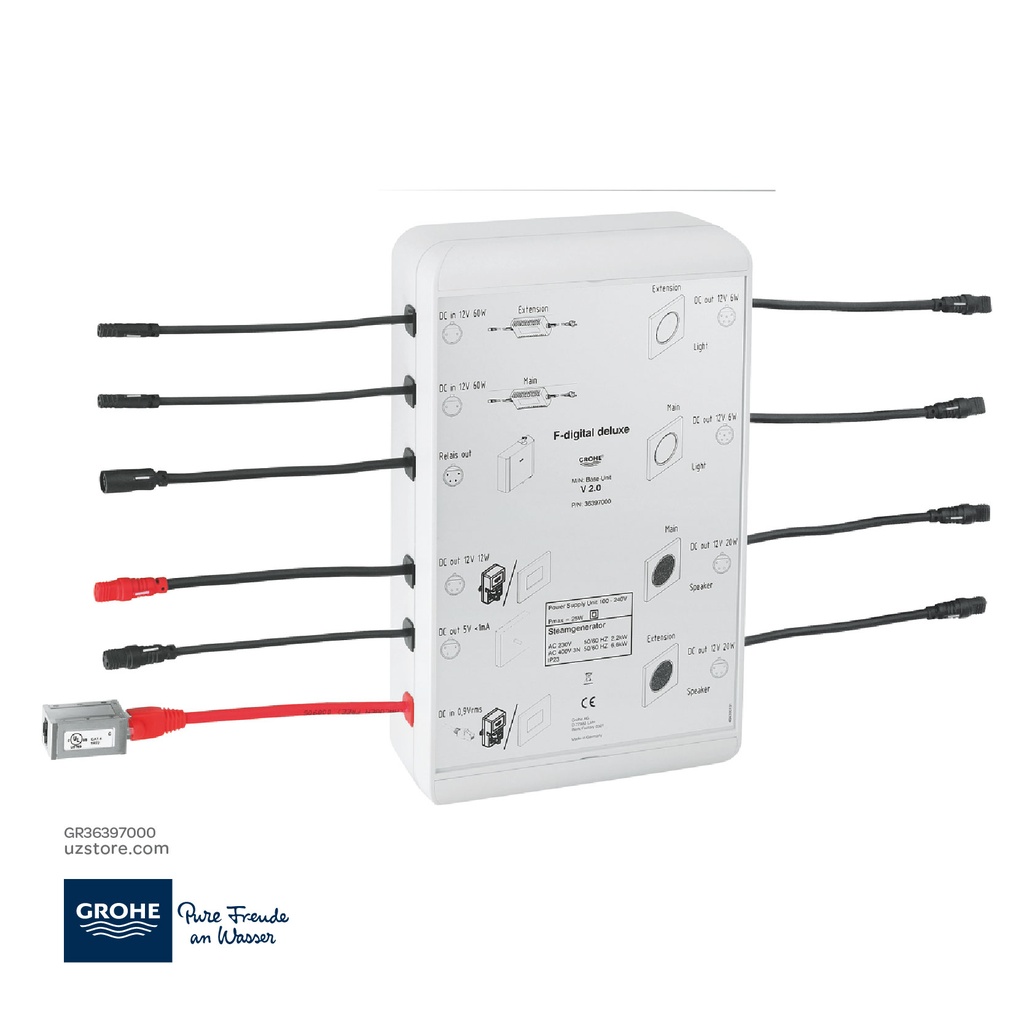 GROHE GROHE F-digital Deluxe Base Unit Box 2.0 Bluetooth (BCU V2.0) , 36397000 , 