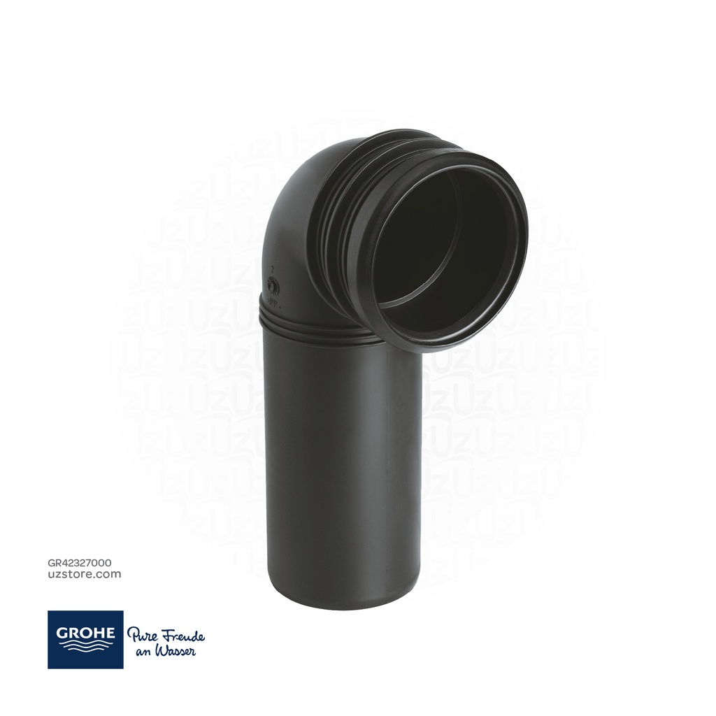 GROHE PP-outlett bend  DN 80 with adjustment 42327000