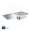 GROHE K500 Stainless steel sink with drainer , 31563SD1 , stainless steel
